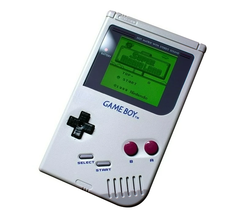 Фото Оригинальная японская игровая консоль Game Boy DMG-01 Classic Thick Console, модифицированная ретро-приставка с IPS-экраном высокой яркости и подсветкой. №5