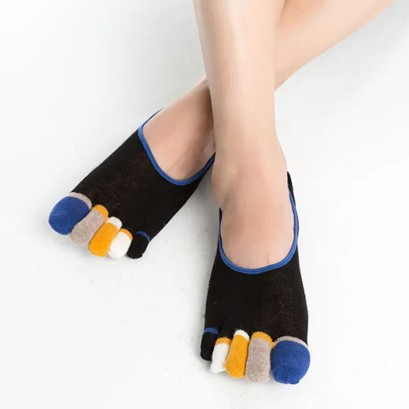 

Mens Socks With Toes Cotton Summer Colorful Non-Slip Breathable,Deodorant,Invisible Harajuku Five Finger Socks Novelty