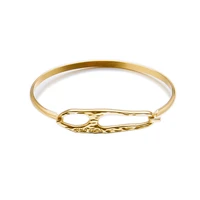fashion brand letter number stainless steel vintage gold silver bracelet uno jewelry bracelet bangle for women men