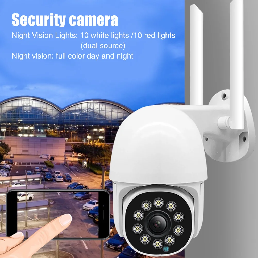 

Auto Tracking Night Vision HD 1080P Smart Waterproof Alarm Wireless Outdoor Speed Dome Video Surveillance Security Camera