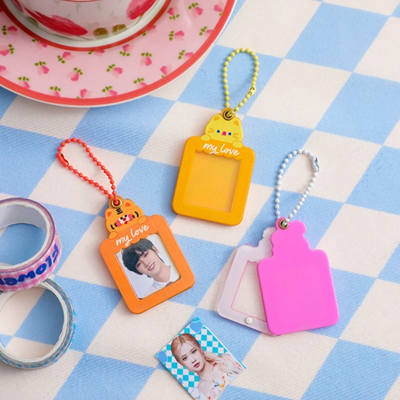 Брелок с мультяшными животными Милые Акриловые кулоны фотоальбом Обложка