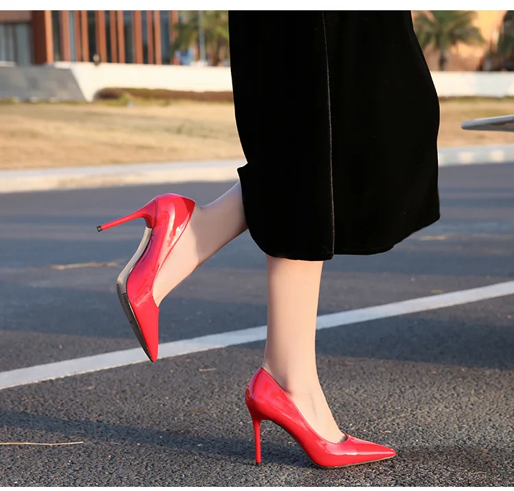 Women Pointed Toe High Heels Woman Thin Heels Ladies Sexy Pumps Ladies Red Classic Female Fashion Women's high heels