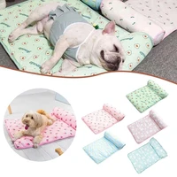 pet blanket sofa breathable dog bed soft dog cushion cooling summer cushion dog pet supplies cooling dog bed portable travel dog