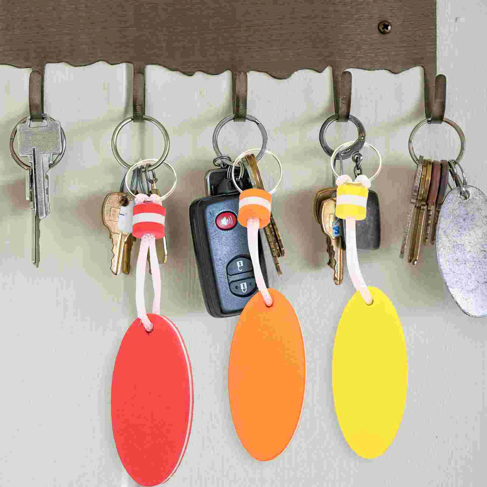 

7 шт. плавающий брелок мужские Подвески овальное кольцо распродажа подарок для активного отдыха шкив для хранения кольца для серфинга эва мужской Декор