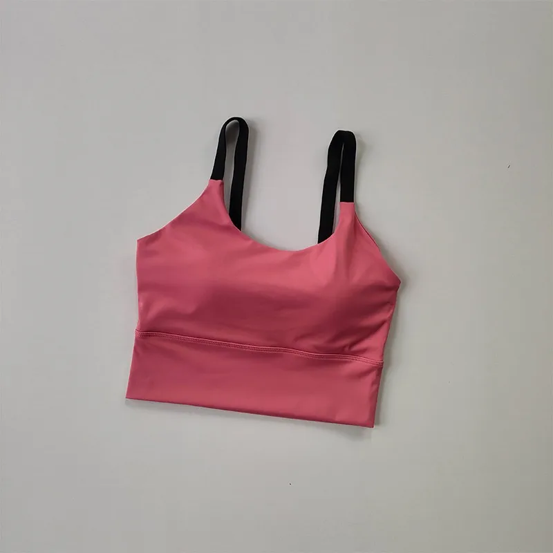 Sexy Solid Women Sports Bra Fixed integrated Cup Gym Tops  Fitness Yoga Underwear Running Tops Sport Push Up bralette Female