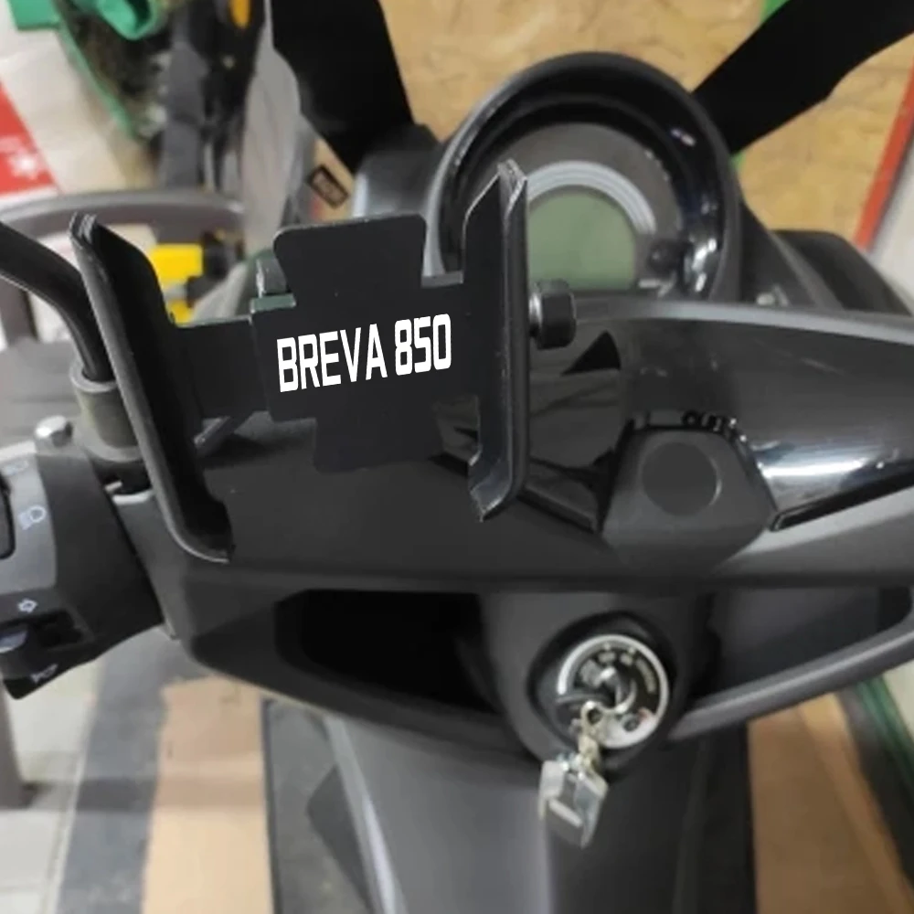 Для MOTO GUZZI BReva850 BReva 850 2006 2007 2008, аксессуары для мотоциклов, алюминиевый держатель для мобильного телефона на руль, GPS-подставка, кронштейн (art.: 3920ca303eff1) - 3920ca303eff1