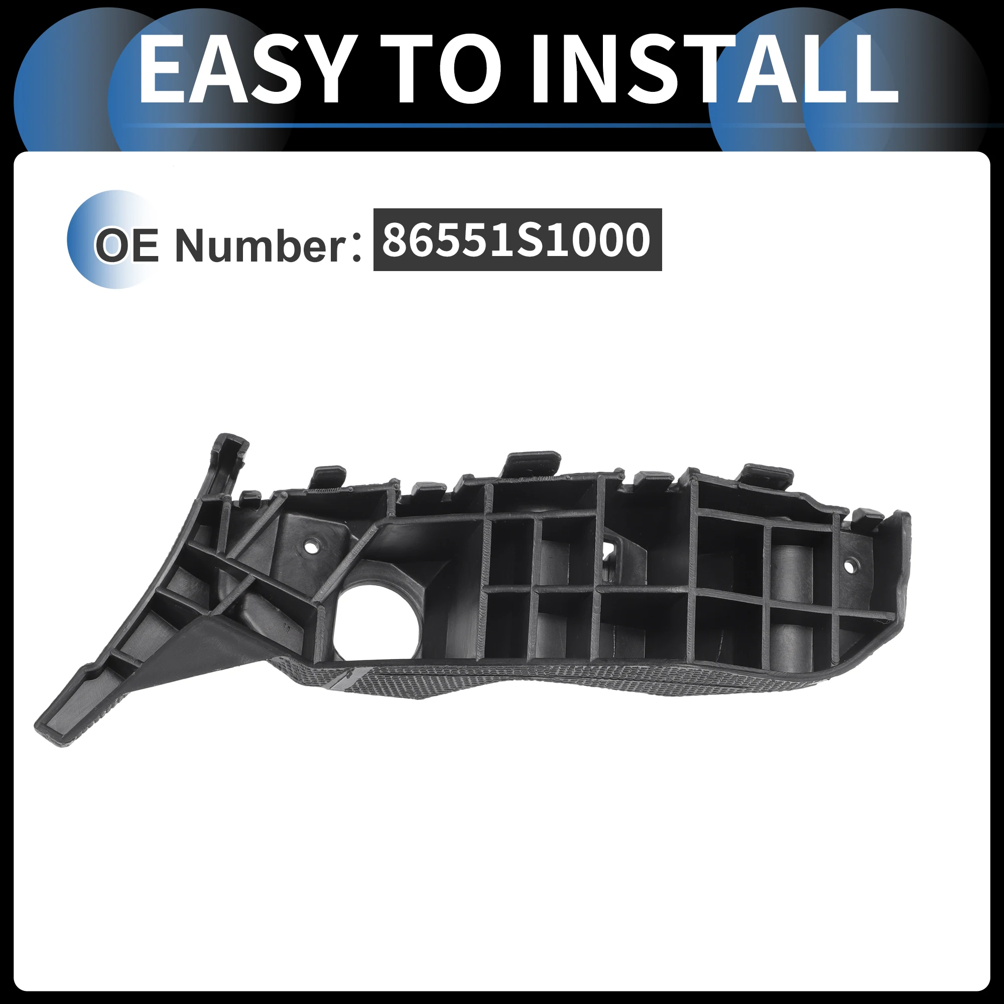 

UXCELL опорный кронштейн бампера левый и правый боковой фиксатор переднего бампера для Hyundai Santa Fe 2019-2020 86551S1000 86552S1000