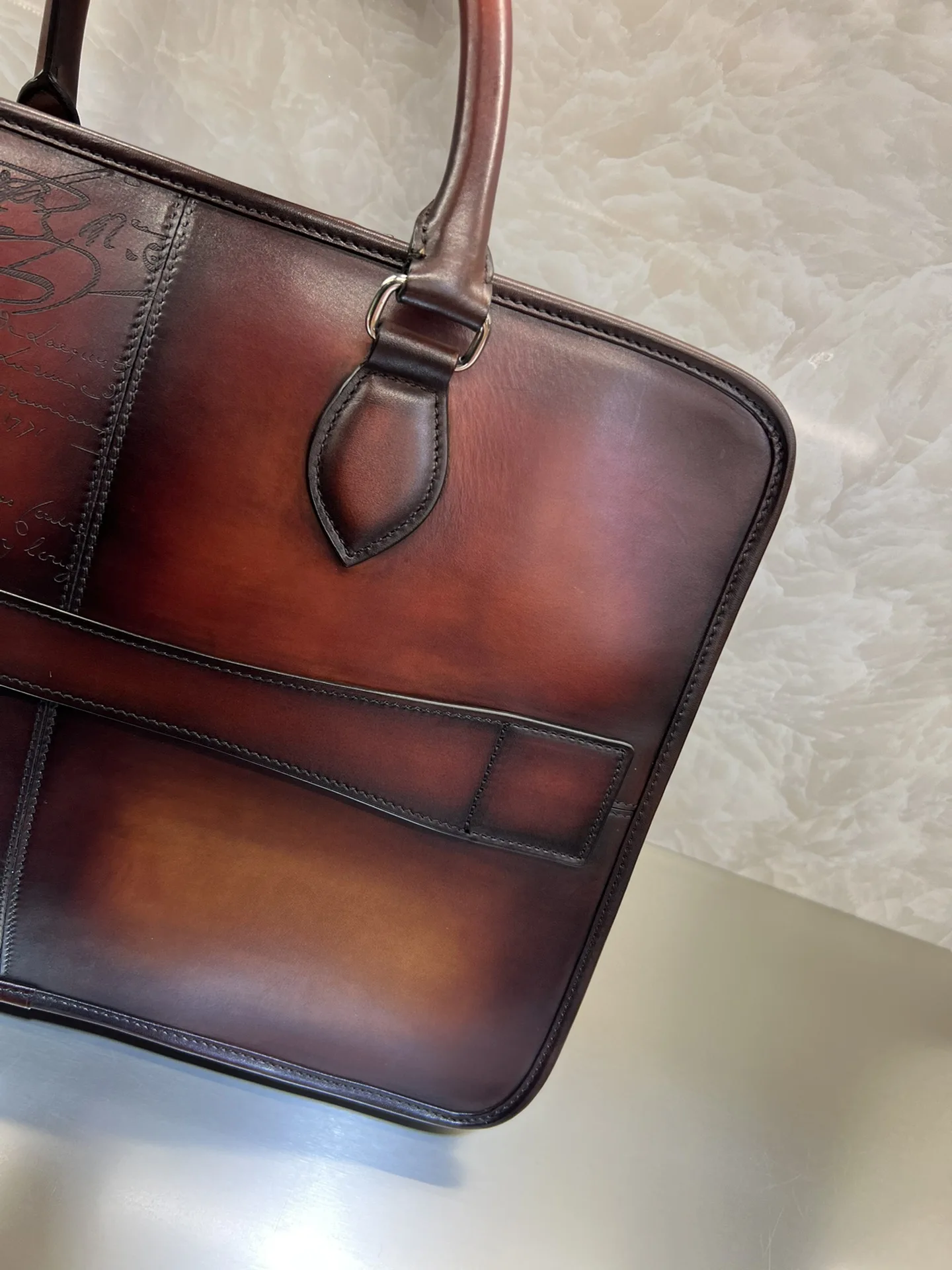 Briefcases Men Handbags Luxury Retro Leather Briefcases Business Bag Men