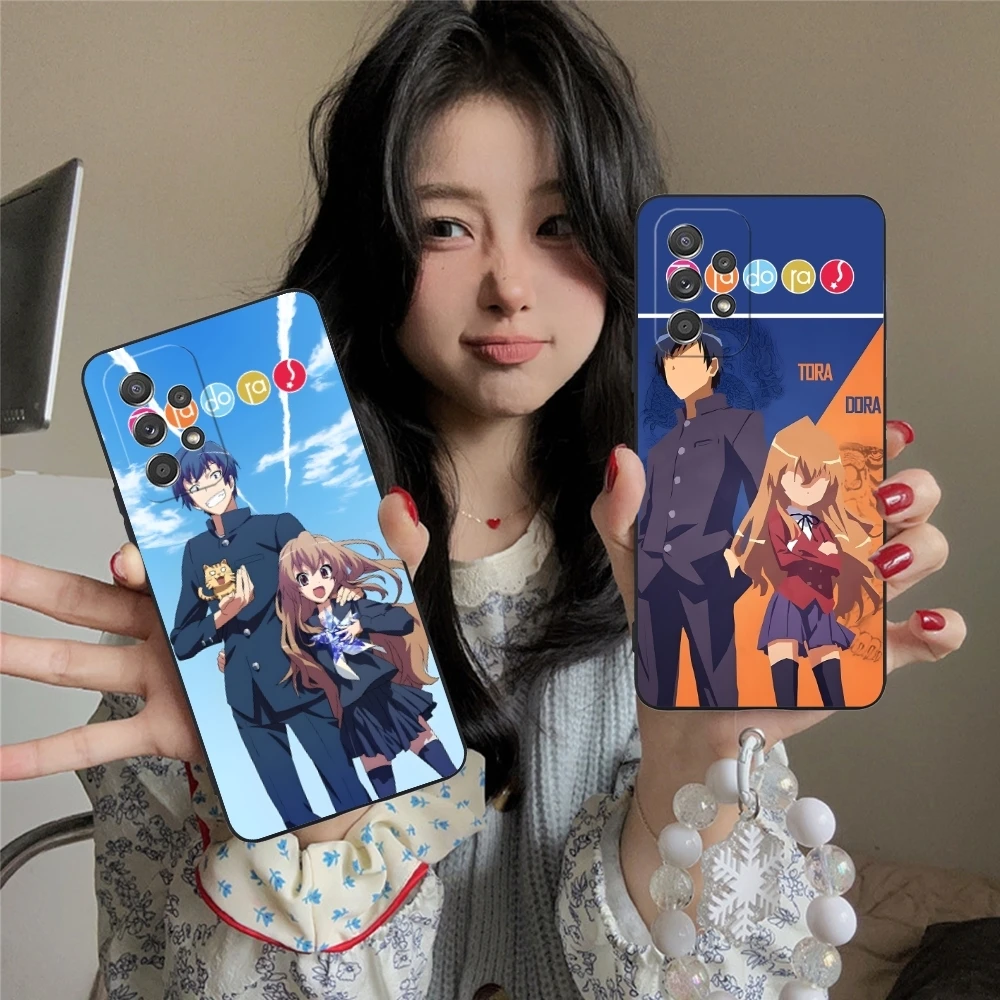 Милый чехол Toradora для мобильного телефона с рисунком Samsung Galaxy A91 73 71 70 54 53 52 34 24 23 21 S