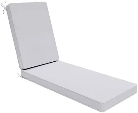 

Chaise Lounge Cushions for Patio Furniture Lounge Chairs, Water Resistant Fabric, 80 x 26 x 3 Inch, Navy Blue Plywood chair Wait