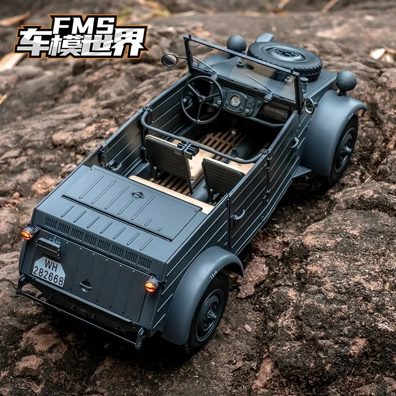 1:12 Rc Fms Mb Willys Jeep Off Road Vehicle 82 Ковш-грузовик 1941 для Elcectric Model 4wd Rtr Гусеничный