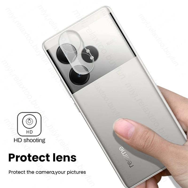 RealmeGT6 5G 2 шт. защита задней камеры для Realme GT 6 T/6 задняя линза 3D чехол из закаленного