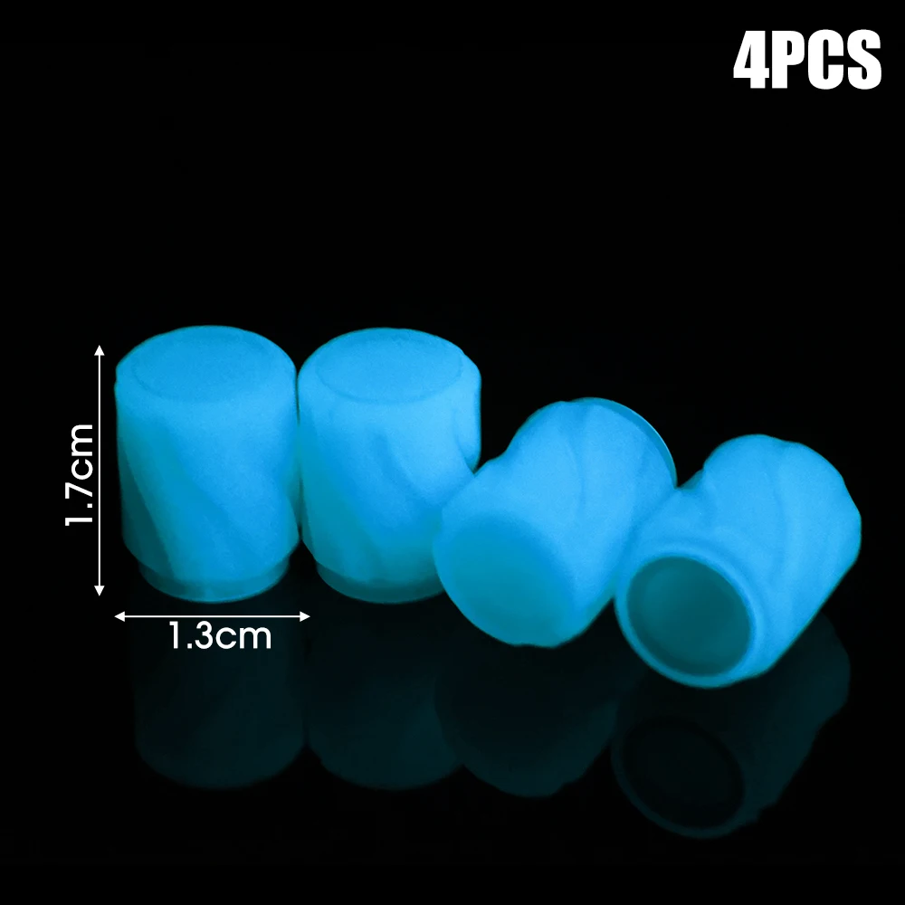 

Новая светящаяся крышка клапана для шин, универсальная насадка для колес авто мотоцикла и велосипеда, пылезащитный стержень клапана для шин, флуоресцентные автомобильные аксессуары