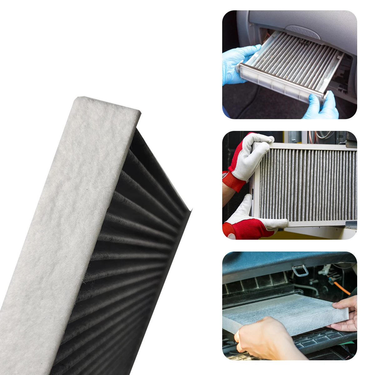 Аксессуары для Toyota RAV4 2006-2018 автофильтры из углеродного волокна 87139-02020 87139-02090