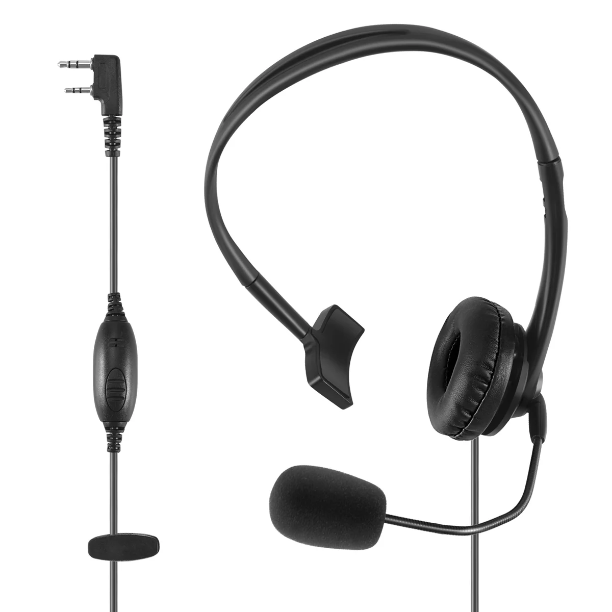 2-контактная гарнитура TK220 для Jianwu UV-5R -888S H777 interphone C9009