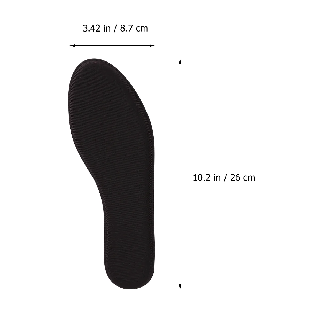 

1 Pair of Memory Sponge Full Insoles Breathable Shoe Pads Absorption Shoes Cushion Size 46-47