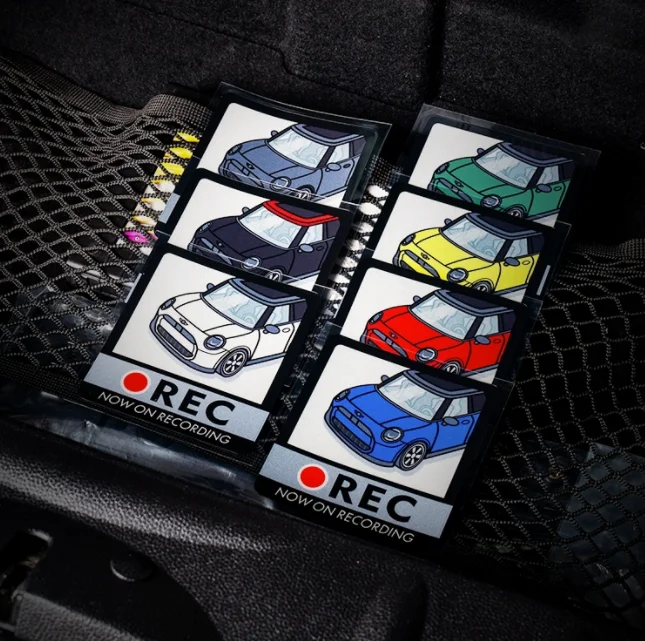 Авто-стикер REC NOW on Виниловая лента для мотоцикла фототехники грузовика авто