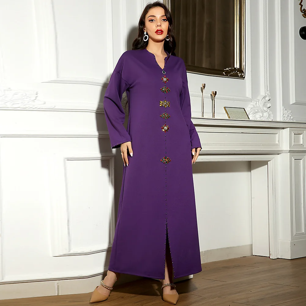 Рамадан ИД Мубарак женский халат кафтан Abaya Дубай, Турция мусульманское длинное арабское вечернее платье для женщин Caftan