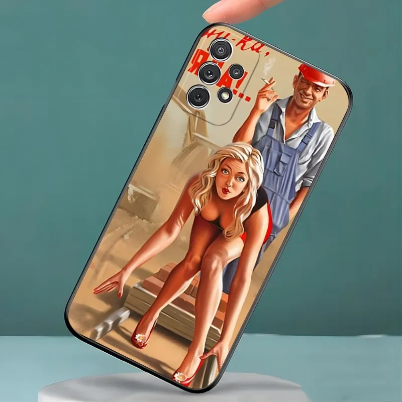 Чехол для телефона Reall WW2 с сексуальной девушкой, для Samsung S6 105g 10 10e 20 Fe Ultra 21 22 30 7 8 9 Plus S7 Edge Pro