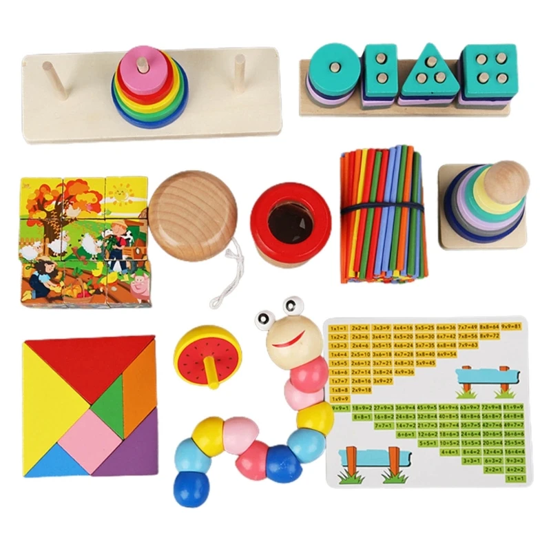 

Деревянная игрушка-пазл по методике Монтессори