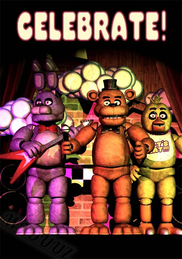 

FNAF Игровые Персонажи Печать на холсте