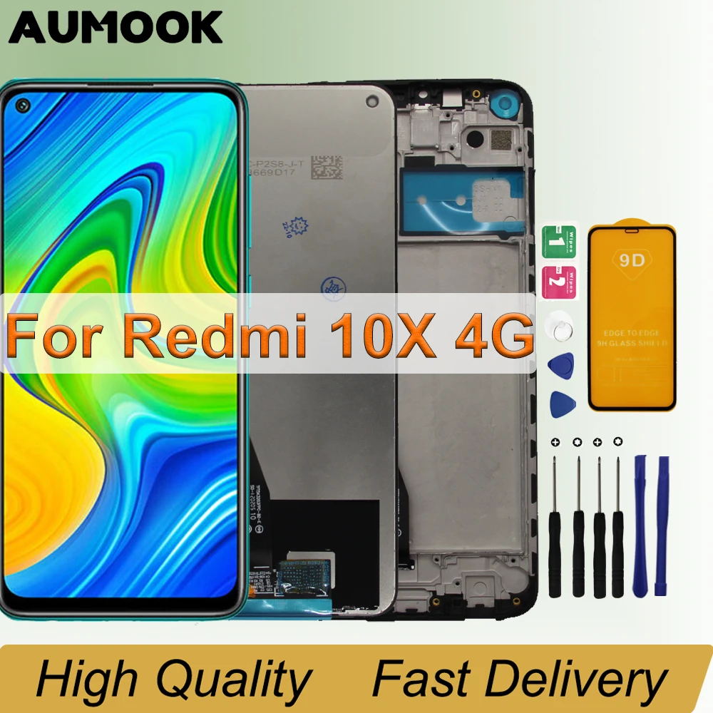 

ЖК-дисплей 6,53 ''для Redmi 10X/4G, сенсорный экран с дигитайзером для Redmi 10X, дисплей M2003J15SS, запасные части в сборе