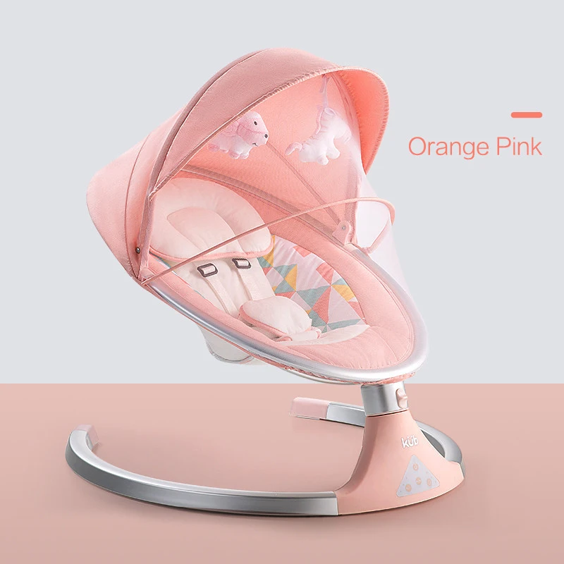 

High Quality Newborn Baby Sleeping Swing Bouncer Rocking Soothing Electric Cradle Bluetooth Rocker Chair With Seat Cushion