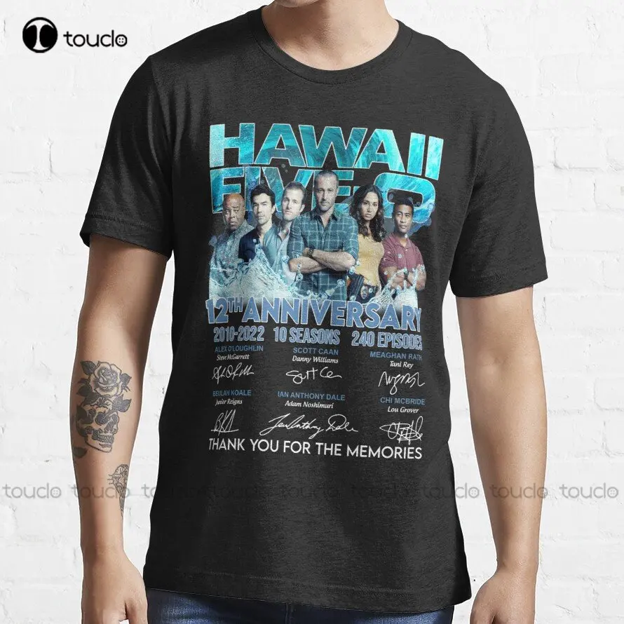 

Hawaii Five O 12Th Anniversary All Cast Signatures Thank You For The Memories Trending T-Shirt Xs-5Xl Custom Gift Streetwear New