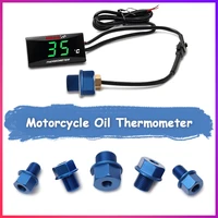 koso temperature oil meter for nmax125 xmax250 300 nmax cb 400 cb500x adapter scooter and racing motorcycle thermometer