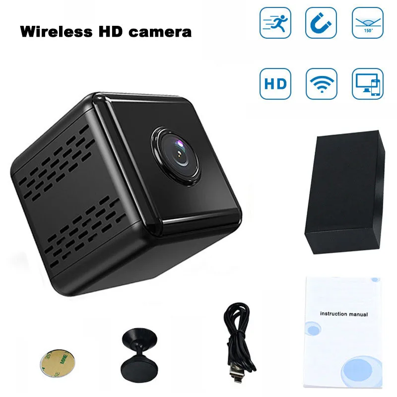 Беспроводная HD-камера X6D для домашней системы безопасности, Wi-Fi, камера видеонаблюдения, камера движения, камера 1080P HD Pixel