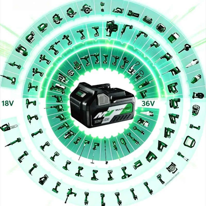 Фото Высокопроизводительный литиевый аккумулятор 18В/36В 4000мАч для Hitachi HiKOKI BSL1840 BSL1850 DS18DSL C18DSL, аккумулятор для электроинструмента с длительным временем работы. №4