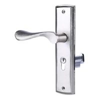 aluminum alloy door lock interior door lock handle wooden door front and rear handle door latch double door lock with key