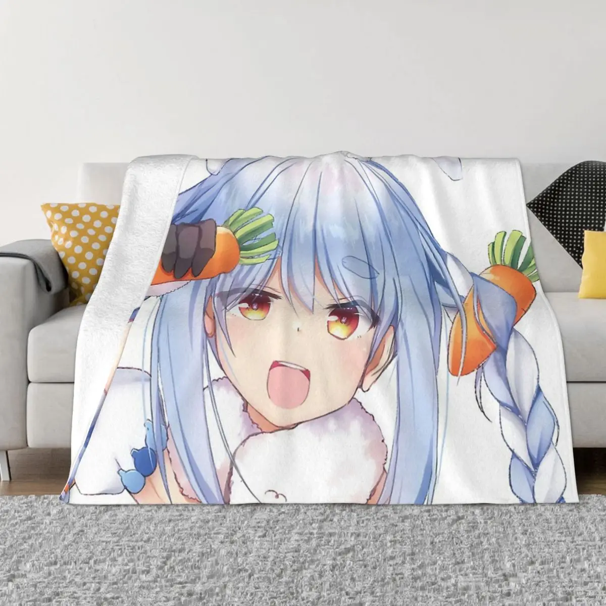 

Hololive одеяла виртуальной хост-группы из кораллового флиса