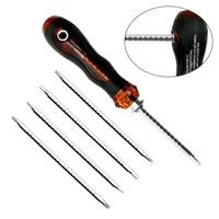 6 in 1 replaceable telescopic screwdriver set tools 6mm cr v steel screwdriver set household hardware tools lever screwdriver
