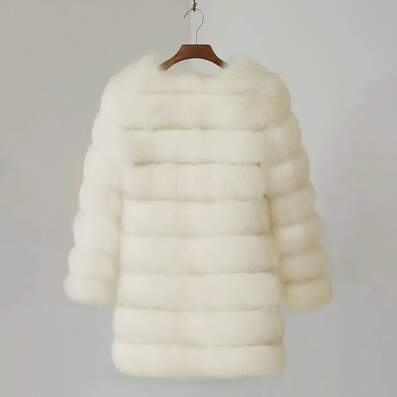 Top Fashion Women Coat Women Jacket Fur Mink Fur Thick Winter High Street Other Slim Real Fur Women's Teddy Coat enlarge