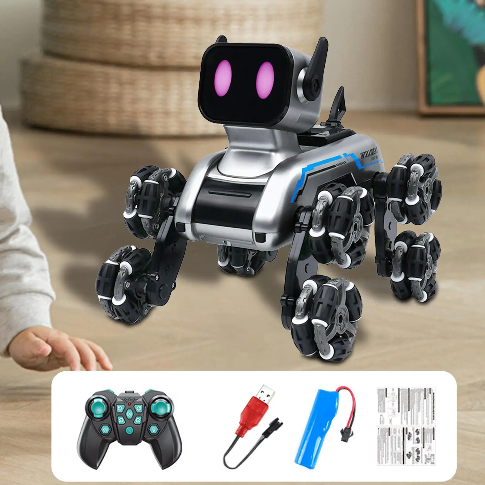 Умная игрушка-робот на радиоуправлении забавные роботизированные собаки