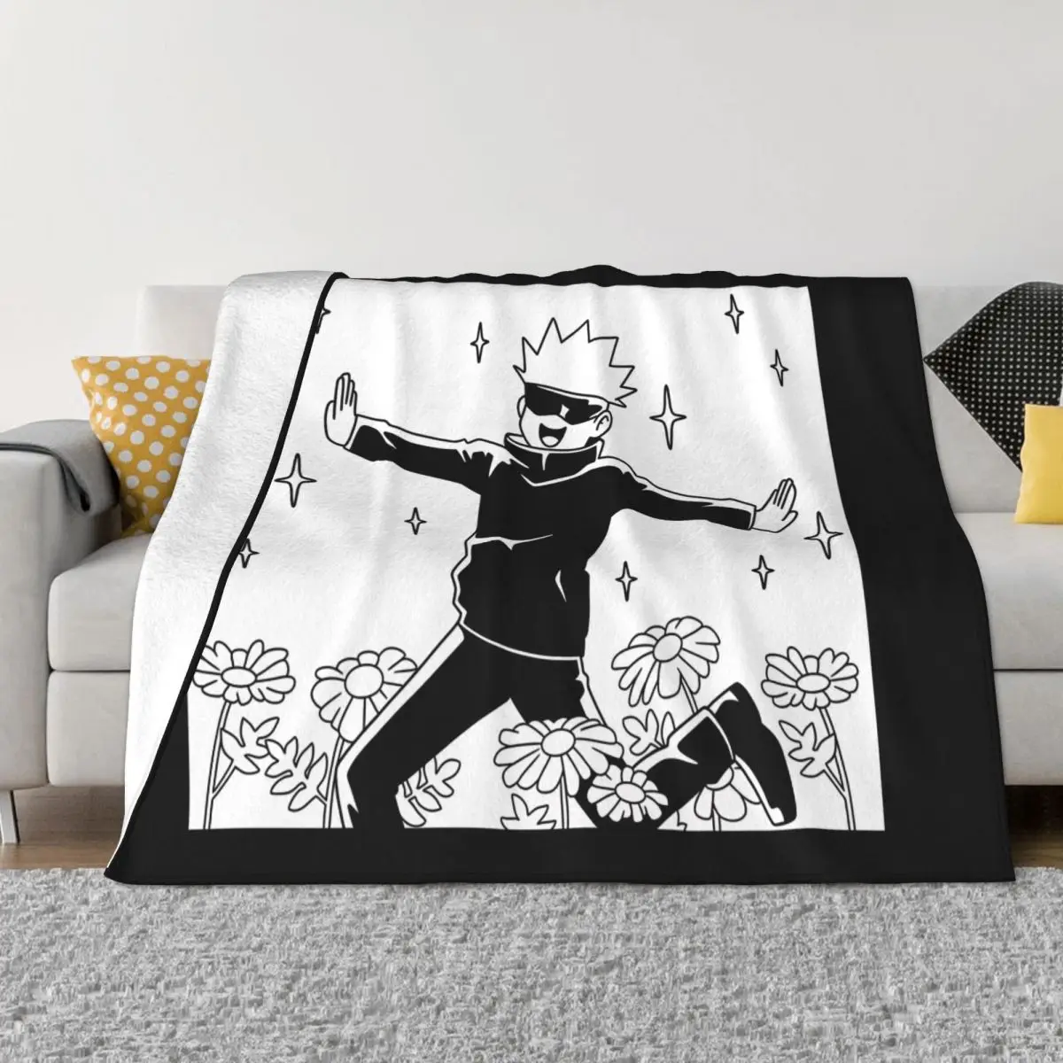 Одеяло для убийц juютсу кайсен Сатору годжо I Ll покрывало на кровать гостиной