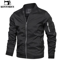 kenntrice man bomber clothing aviator thin aesthetic jackets track for mens stylish male spring coats loose style light