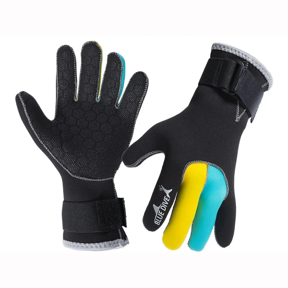 

3MM neoprene diving gloves non-slip wear-resistant warm men's and women's swimming gloves underwater hunting surf diving gloves