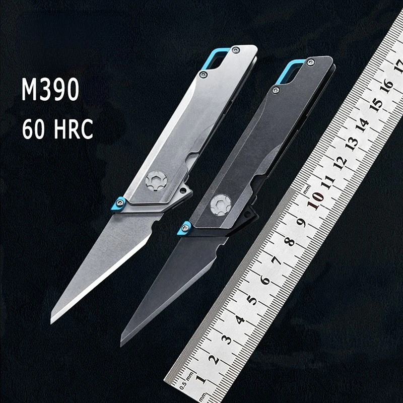 

M390 Steel Folding Knife Ball Bearing Outdoor Hunting Survival Camping Rescue Pocket Fruit KnifeTactical Knives EDC Sharp Tools