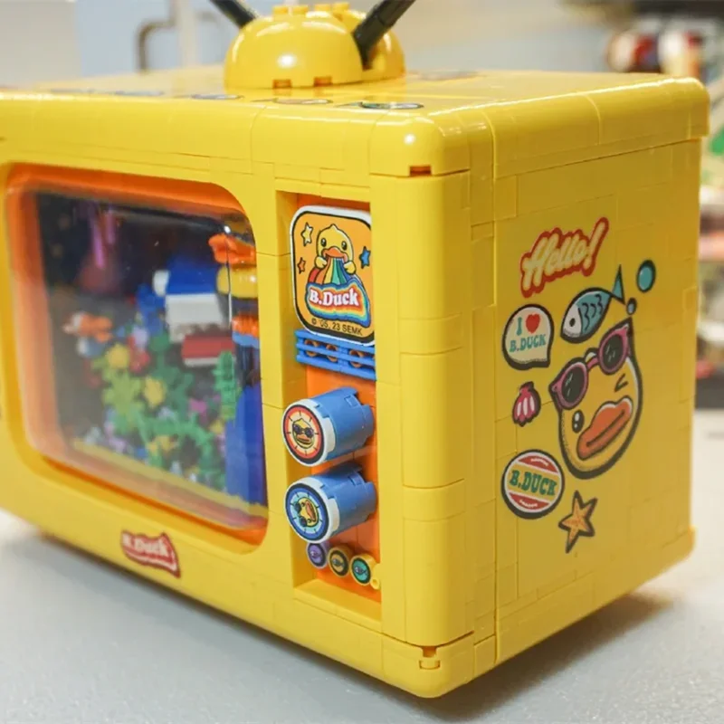 BALODY B.Duck ТВ строительные блоки собранные развивающие игрушки украшения Kawaii