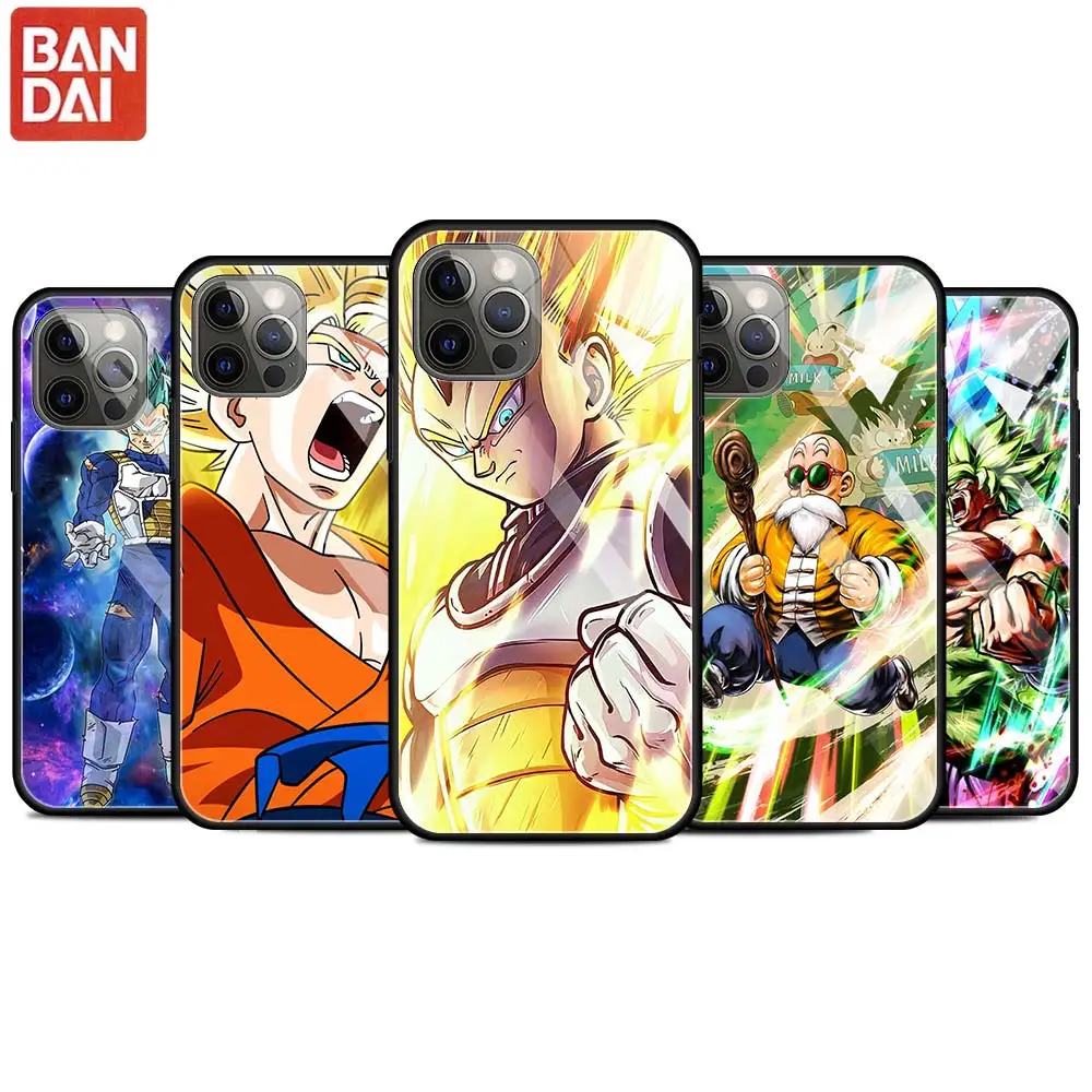 

Glass Case For Apple iPhone 13 11 12 Pro 7 XR X XS X Max 8 6 6S Plus 5 5S SE 2020 Tempered Phone Coque Dragon Ball Super Frieza