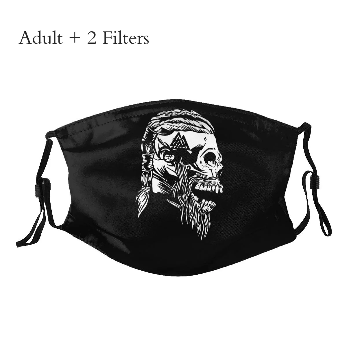 

Viking Newest Mask Skull Norway Viking Tradition Mascarilla Colored Decoration Washable Healthy With PM2.5 Filters