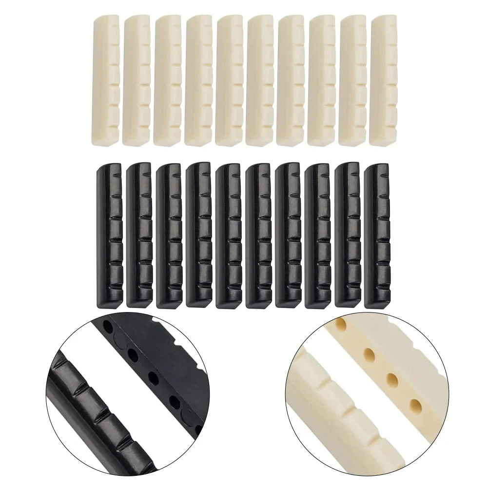 Струнная гайка костяная для гитары неотбеленная белая электрогитара ST TL