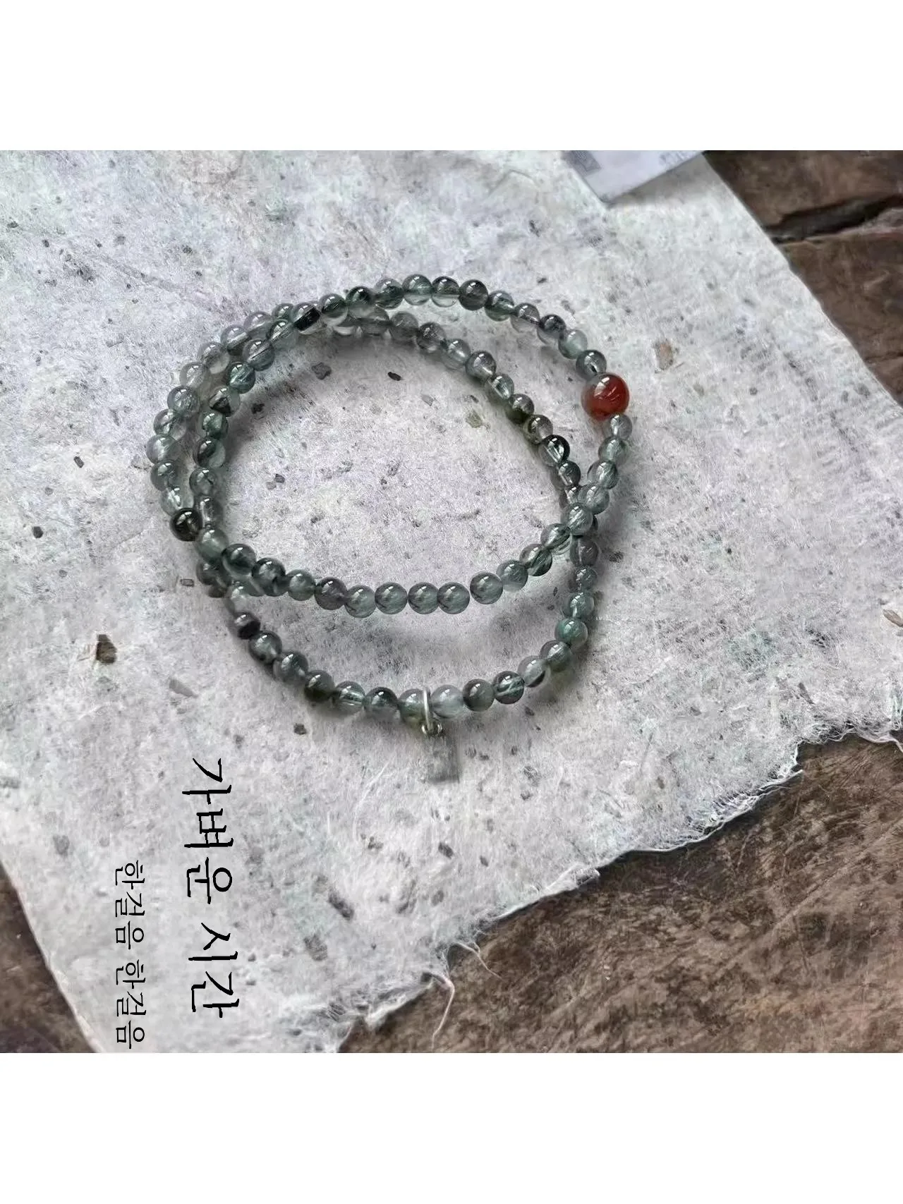 S925 Серебряный браслет с зелеными волосами и кристаллами южный красный китайский