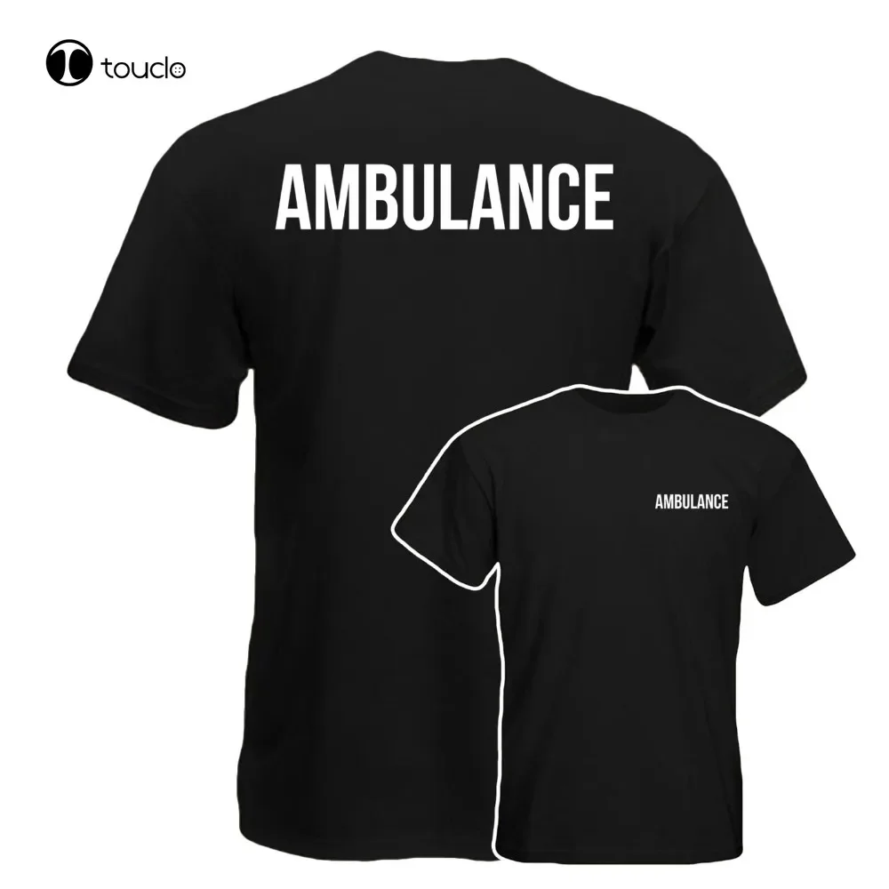 Ambulance T-Shirt Medical Health Care Work Wear 100% Cotton Summer Mens Tops Tees T Shirt Funny Print Shirts Unisex