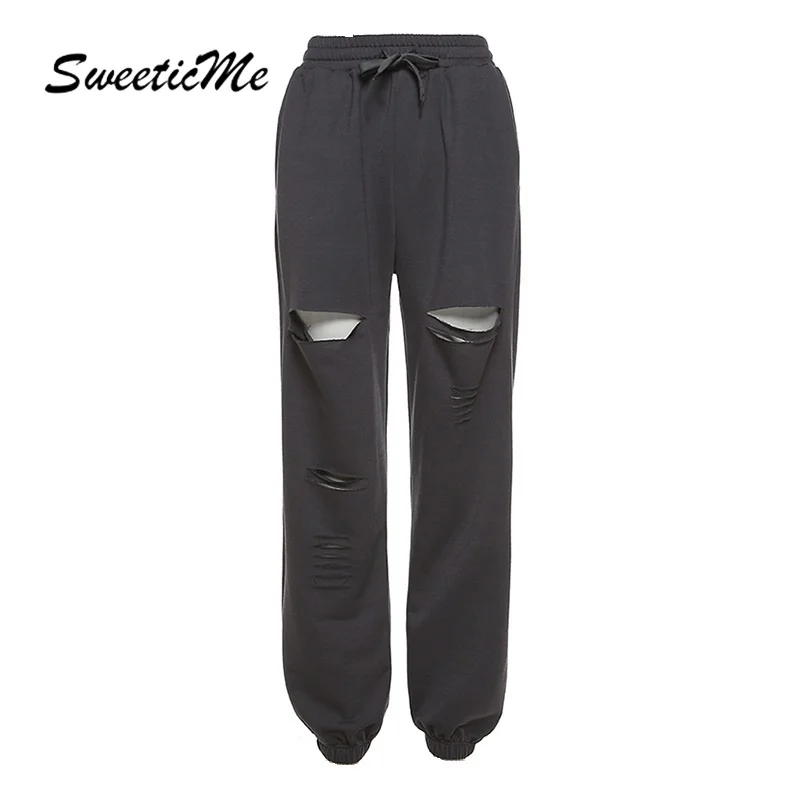 

SweeticMe новые женские повседневные брюки с высокой талией
