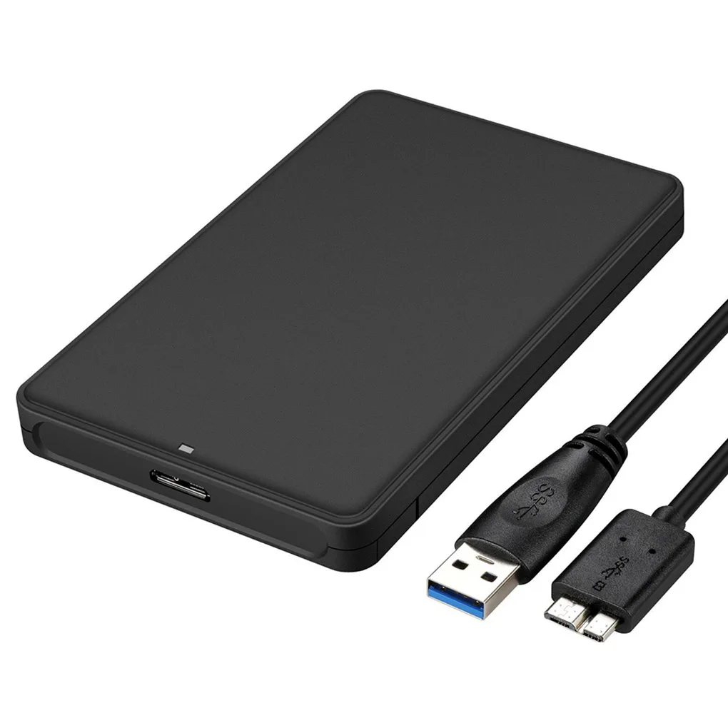 

Прозрачный черный чехол для внешнего жесткого диска, 2-5 USB 3 0