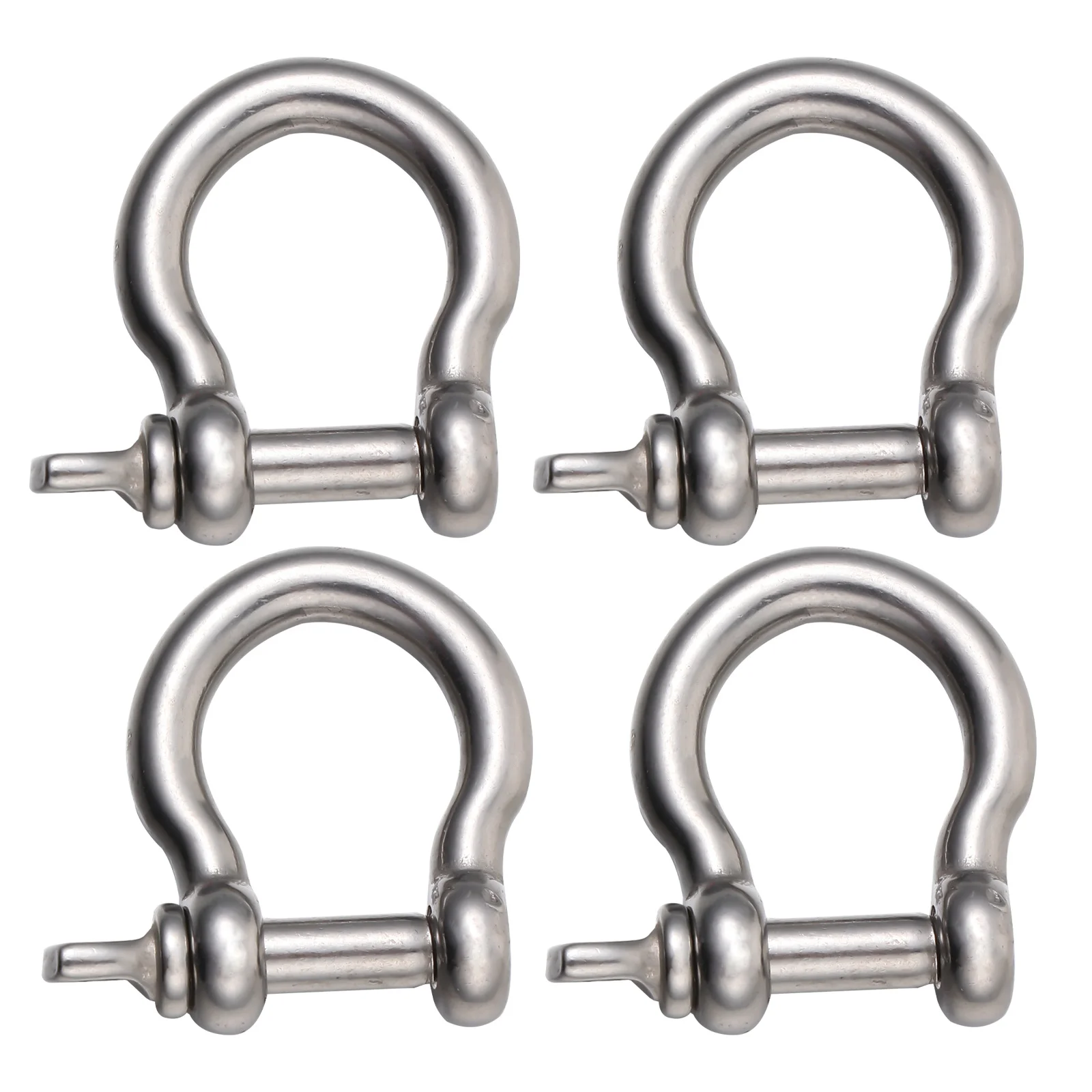 

Bow Buckle Sturdy Stainless Steel Shackle Metal Lock D-Shackle Horseshoe Shape Design Shackles