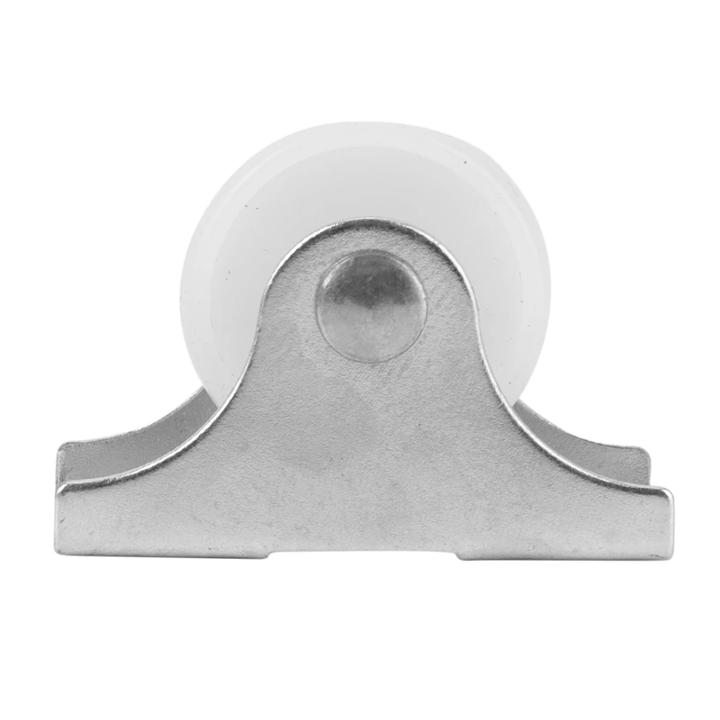 20 шт. 1-дюймовые направляющие плоские промышленные колеса белого нейлона для стеллажа-тележки из пластика, стойки для дисплея.